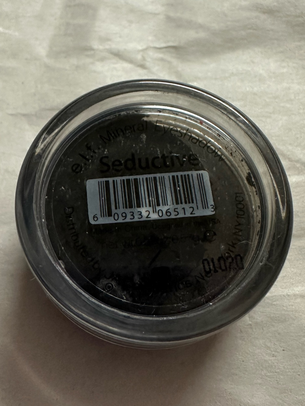 NEW e.l.f. Mineral Eyeshadow in Seductive (Matte Black)